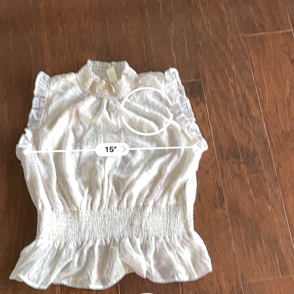 Juniors size Large Sleeveless Blouse NWOT - Picture 8 of 8